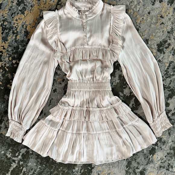 Cream Raegan Mini Dress - Picture 6 of 7